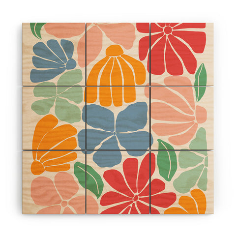 Gale Switzer Wild Bloom Wood Wall Mural