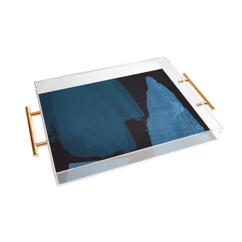 GalleryJ9 Dark Abstract Acrylic Tray