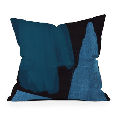 GalleryJ9 Dark Abstract Outdoor Throw Pillow