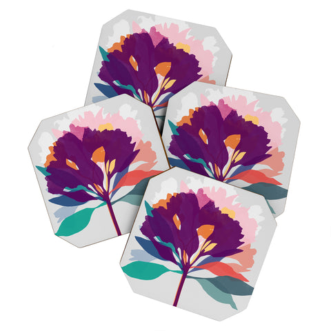 Garima Dhawan alstroemeria 2 Coaster Set