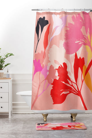 Garima Dhawan Alstroemeria 26 Shower Curtain And Mat