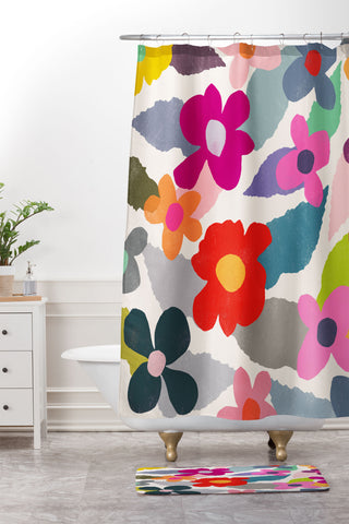 Garima Dhawan angel 6 Shower Curtain And Mat