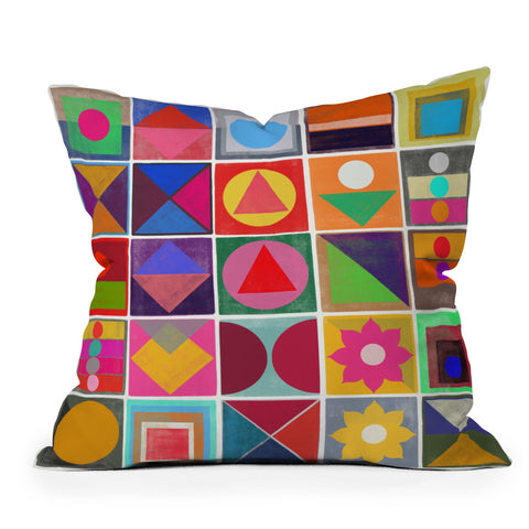 Garima Dhawan Awake 2 Outdoor Throw Pillow