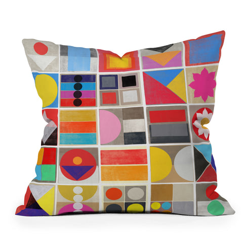 Garima Dhawan Awake 3 Outdoor Throw Pillow