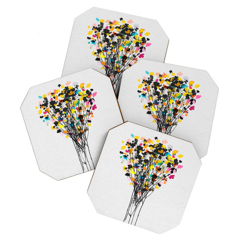 Garima Dhawan buttercups 2 Coaster Set