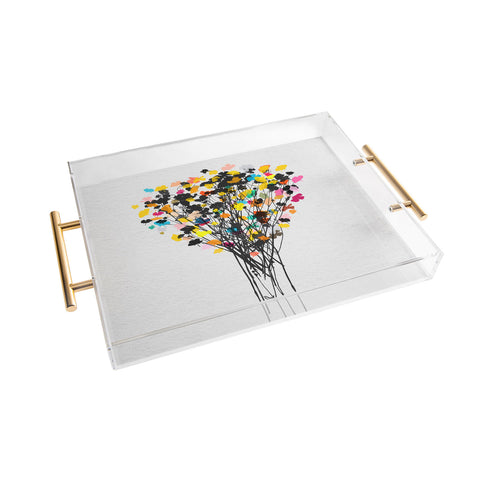 Garima Dhawan buttercups 2 Acrylic Tray