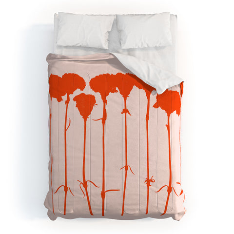 Garima Dhawan carnations 5 Comforter