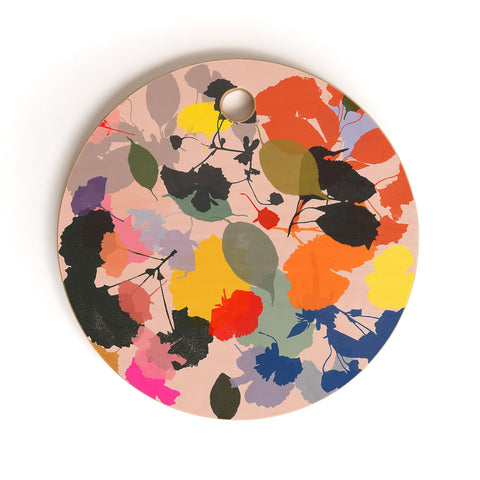 Garima Dhawan cherry blossom 12 Cutting Board Round