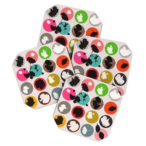 Garima Dhawan cherry blossom 2 Coaster Set