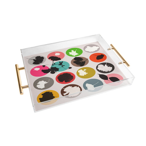 Garima Dhawan cherry blossom 2 Acrylic Tray