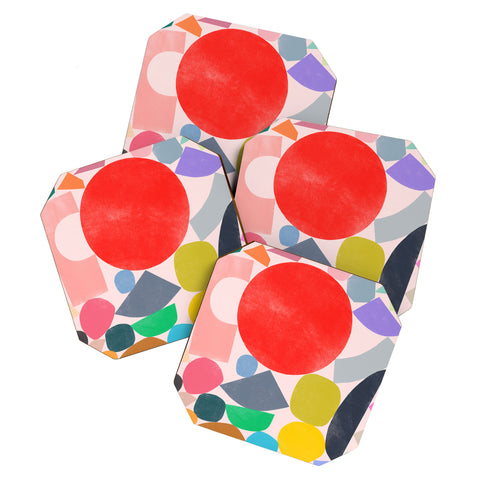 Garima Dhawan Colored Toys 4 Coaster Set