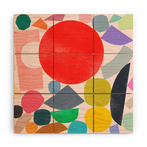 Garima Dhawan Colored Toys 4 Wood Wall Mural