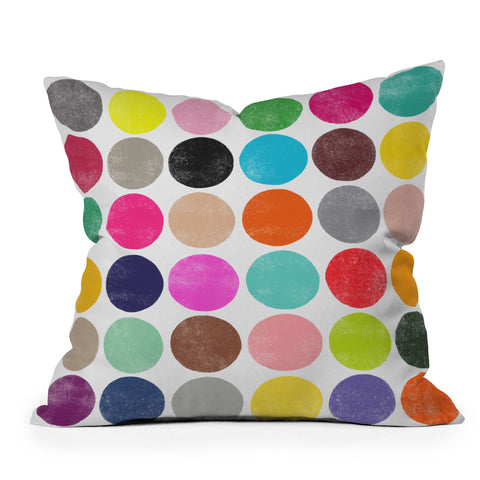 Garima Dhawan colorplay 16 Outdoor Throw Pillow