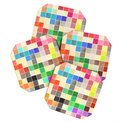 Garima Dhawan Colorquilt 3 Coaster Set