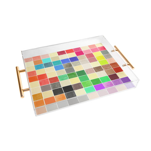 Garima Dhawan Colorquilt 3 Acrylic Tray