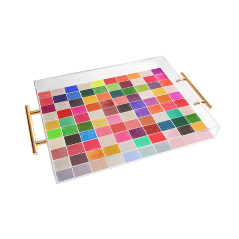 Garima Dhawan Colorquilt 4 Acrylic Tray