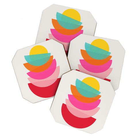 Garima Dhawan colorstack 2 Coaster Set