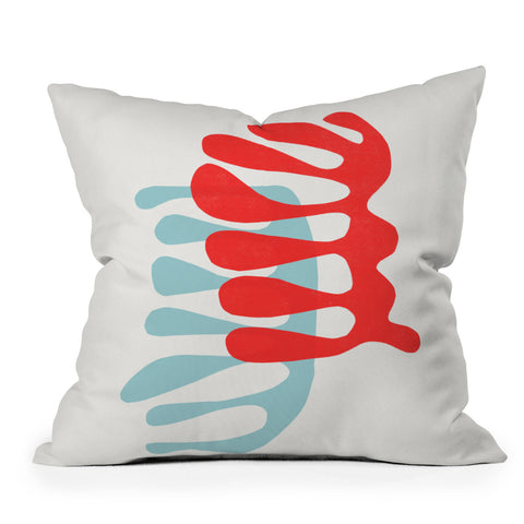Garima Dhawan cutouts 1 Outdoor Throw Pillow
