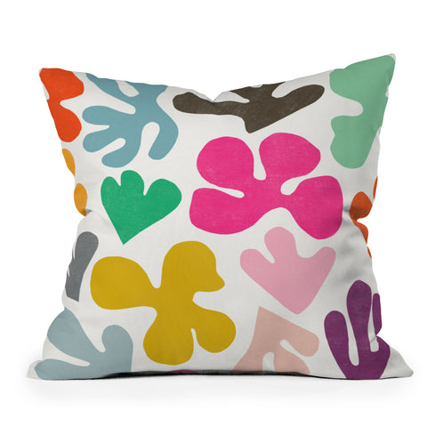 Garima Dhawan cutouts 22 Throw Pillow