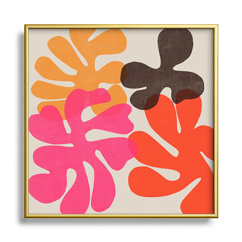 Garima Dhawan cutouts 42 Square Metal Framed Art Print