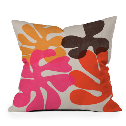 Garima Dhawan cutouts 42 Outdoor Throw Pillow