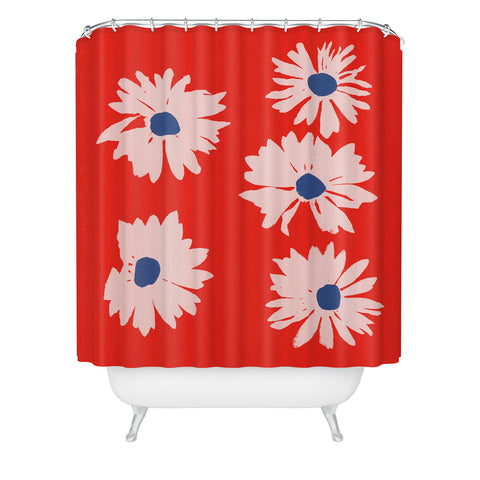 Garima Dhawan daisies 4 Shower Curtain