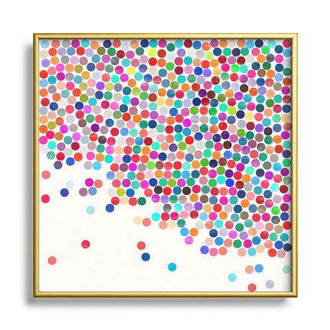 Garima Dhawan Dance 1 Square Metal Framed Art Print