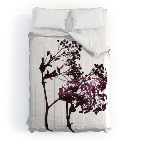 Garima Dhawan Dancing Trees Violet Comforter