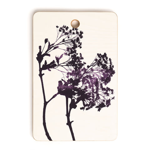 Garima Dhawan Dancing Trees Violet Cutting Board Rectangle