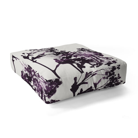 Garima Dhawan Dancing Trees Violet Floor Pillow Square