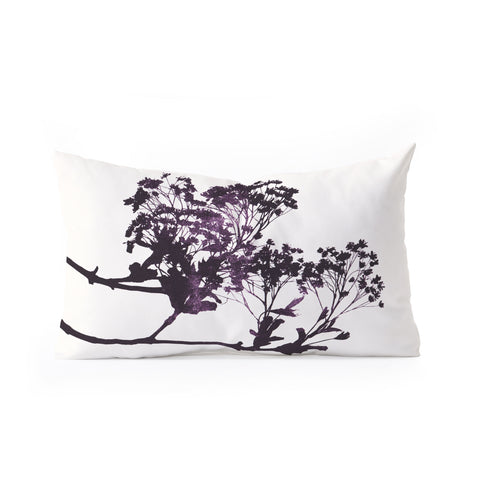 Garima Dhawan Dancing Trees Violet Oblong Throw Pillow