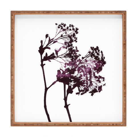 Garima Dhawan Dancing Trees Violet Square Tray