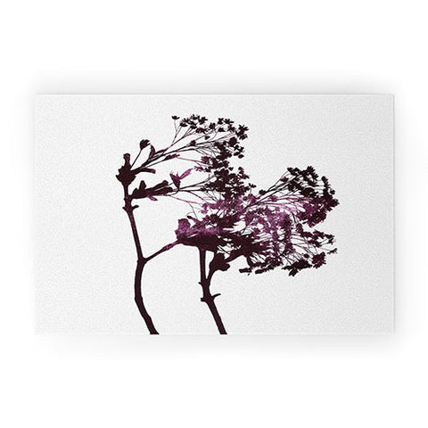 Garima Dhawan Dancing Trees Violet Welcome Mat