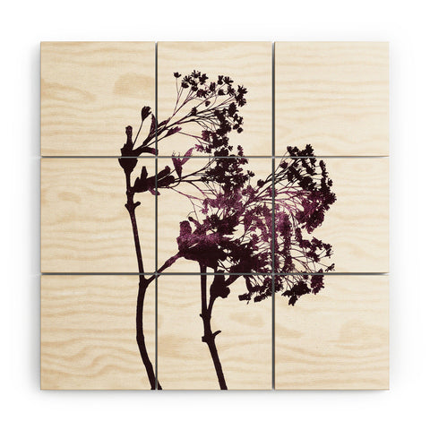 Garima Dhawan Dancing Trees Violet Wood Wall Mural