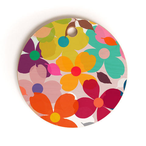 Garima Dhawan dogwood 11 Cutting Board Round