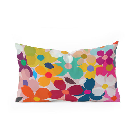 Garima Dhawan dogwood 11 Oblong Throw Pillow