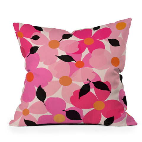 Garima Dhawan dogwood 15 Outdoor Throw Pillow