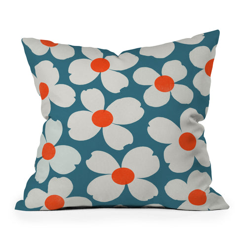 Garima Dhawan dogwood 21 Outdoor Throw Pillow