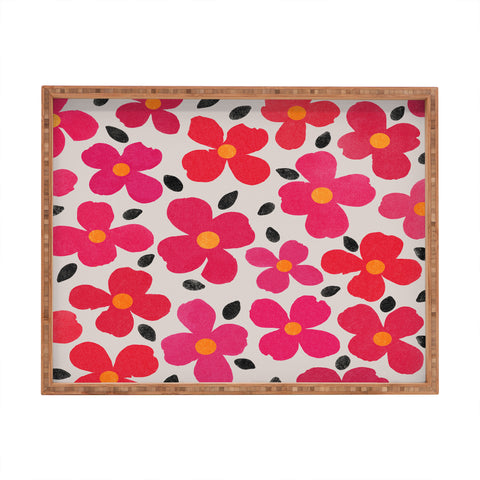 Garima Dhawan Dogwood Berry Rectangular Tray