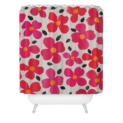 Garima Dhawan Dogwood Berry Shower Curtain