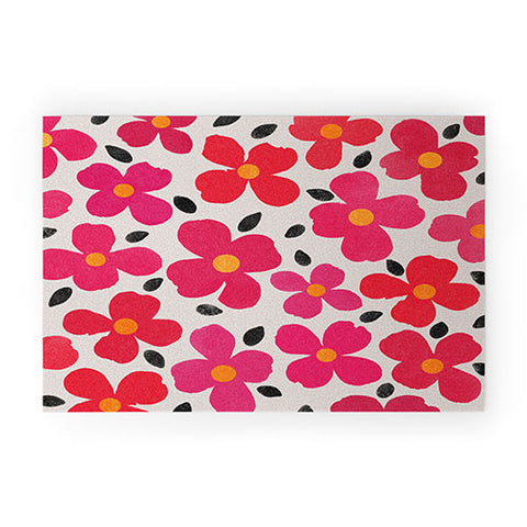 Garima Dhawan Dogwood Berry Welcome Mat