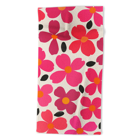 Garima Dhawan Dogwood Berry Beach Towel