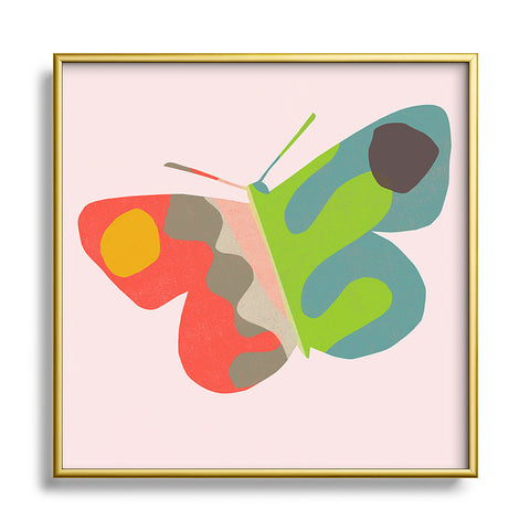 Garima Dhawan flight 3 Square Metal Framed Art Print