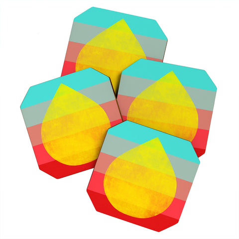 Garima Dhawan flourish 1d Coaster Set