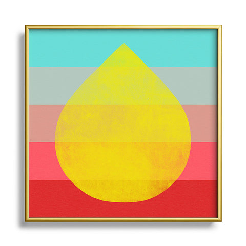 Garima Dhawan flourish 1d Square Metal Framed Art Print