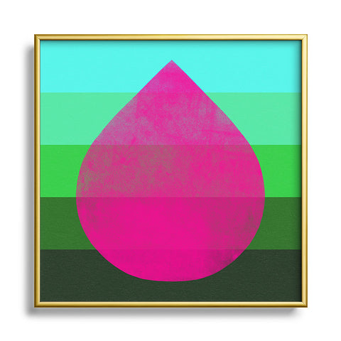 Garima Dhawan flourish 2d Square Metal Framed Art Print