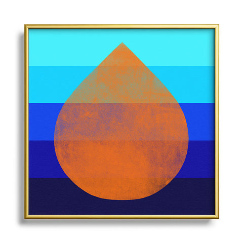 Garima Dhawan flourish 3d Square Metal Framed Art Print