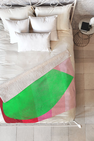 Garima Dhawan flourish 4d Fleece Throw Blanket