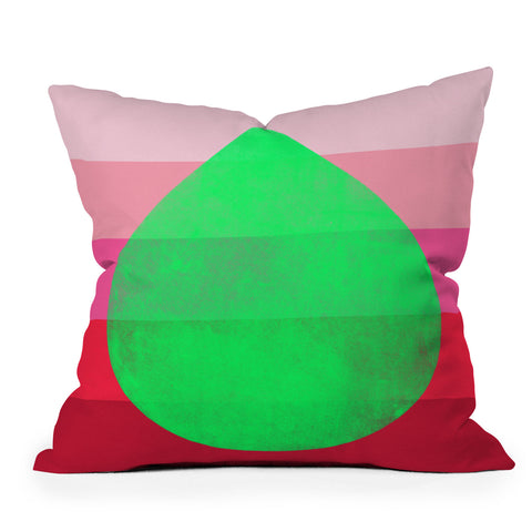 Garima Dhawan flourish 4d Outdoor Throw Pillow