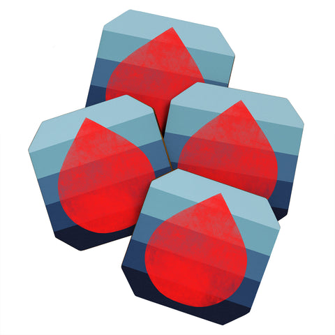 Garima Dhawan flourish 6d Coaster Set